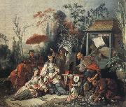 Francois Boucher The Chinese Garden oil painting reproduction
